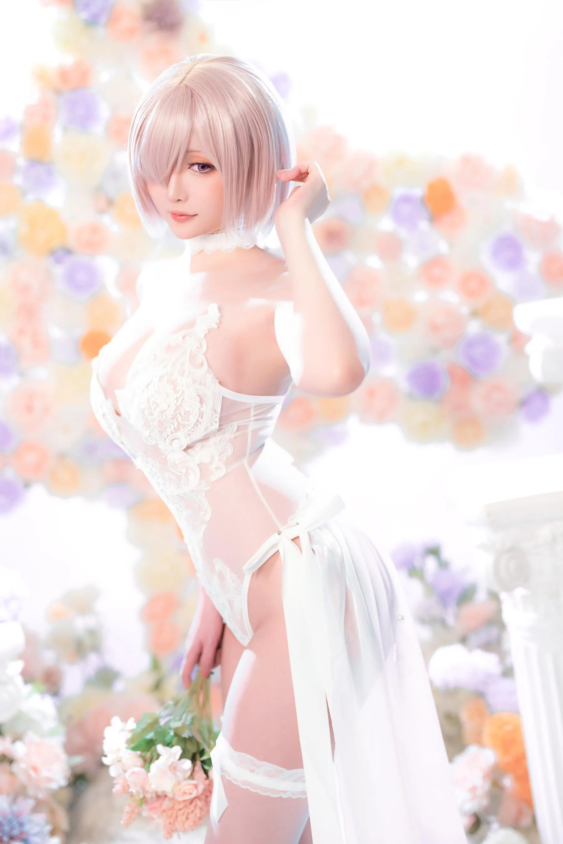 星之迟迟 – NO.141 FGO-玛修同人婚纱 [79P]插图5